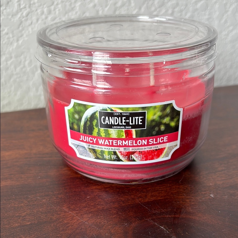 Candle-Lite Juicy Watermelon Slice 3 wick jar candle